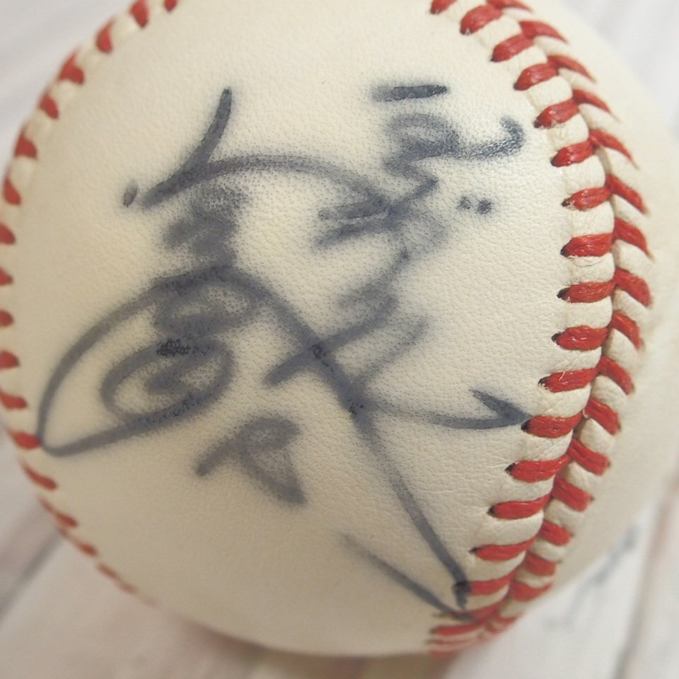 f002 Z2 Kobayashi . autograph ball Hanshin Tigers baseball collector discharge 