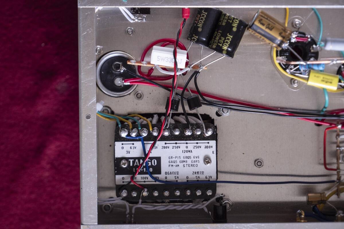 当方新作のEL34・6L6コンパチ・シングル3結アンプ（12作目）です。_画像8