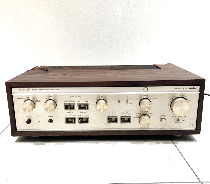 [..] * LUXMAN L-48X pre-main amplifier sound equipment amplifier electrification has confirmed body MDZ01MNB32
