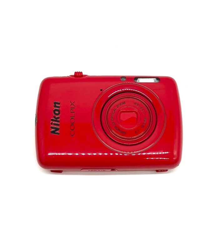 【え沖】 ☆ Nikon COOLPIX S01 デジカメ デジタルカメラ レッド カメラ ニコン 本体 付属品 動作確認済み MDZ01MNB27の画像2