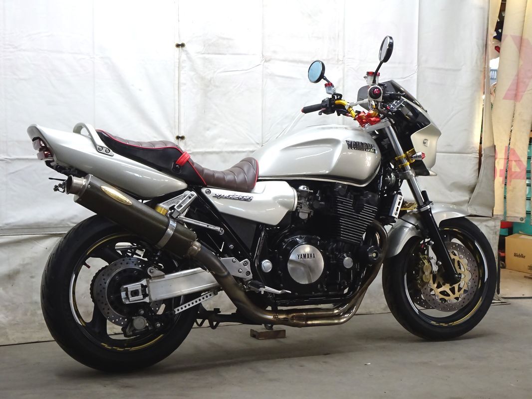 ☆YAMAHA☆　XJR1200　4KG　ニッシン製ラジアルポンプマスター　ブレンボキャリパー　テックサーフマフラー　LINEにて動画あ_画像3