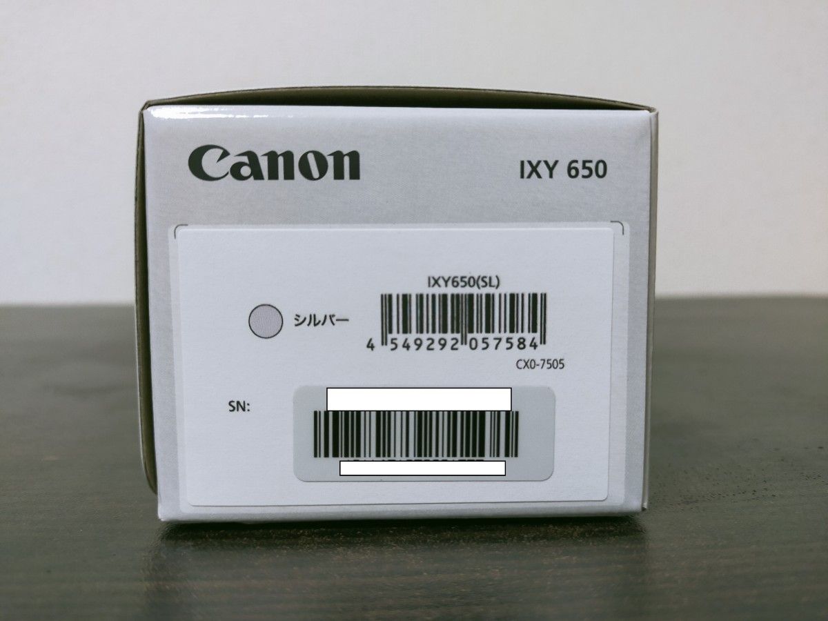 【新品未使用】キャノン Canon IXY650 SL コンパクトデジタルカメラ シルバー デジカメ