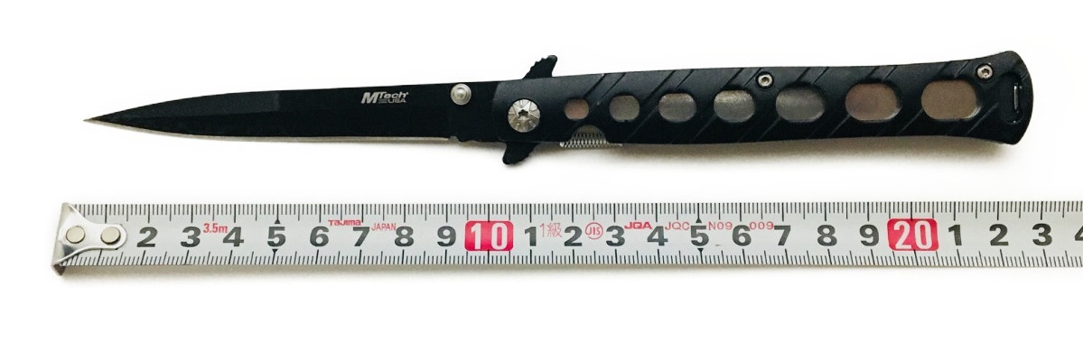MTech USA　折りたたみナイフ　フォールディングナイフ　スティレット　※片刃　MT-317