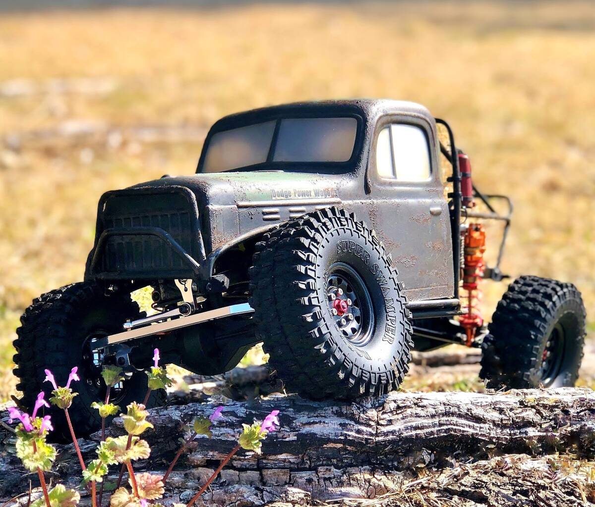 ★アキシャル SCX10 パワーワゴン自作スチールゲージ&トラック★検索：RC4WD・クローラー・CR01の画像2