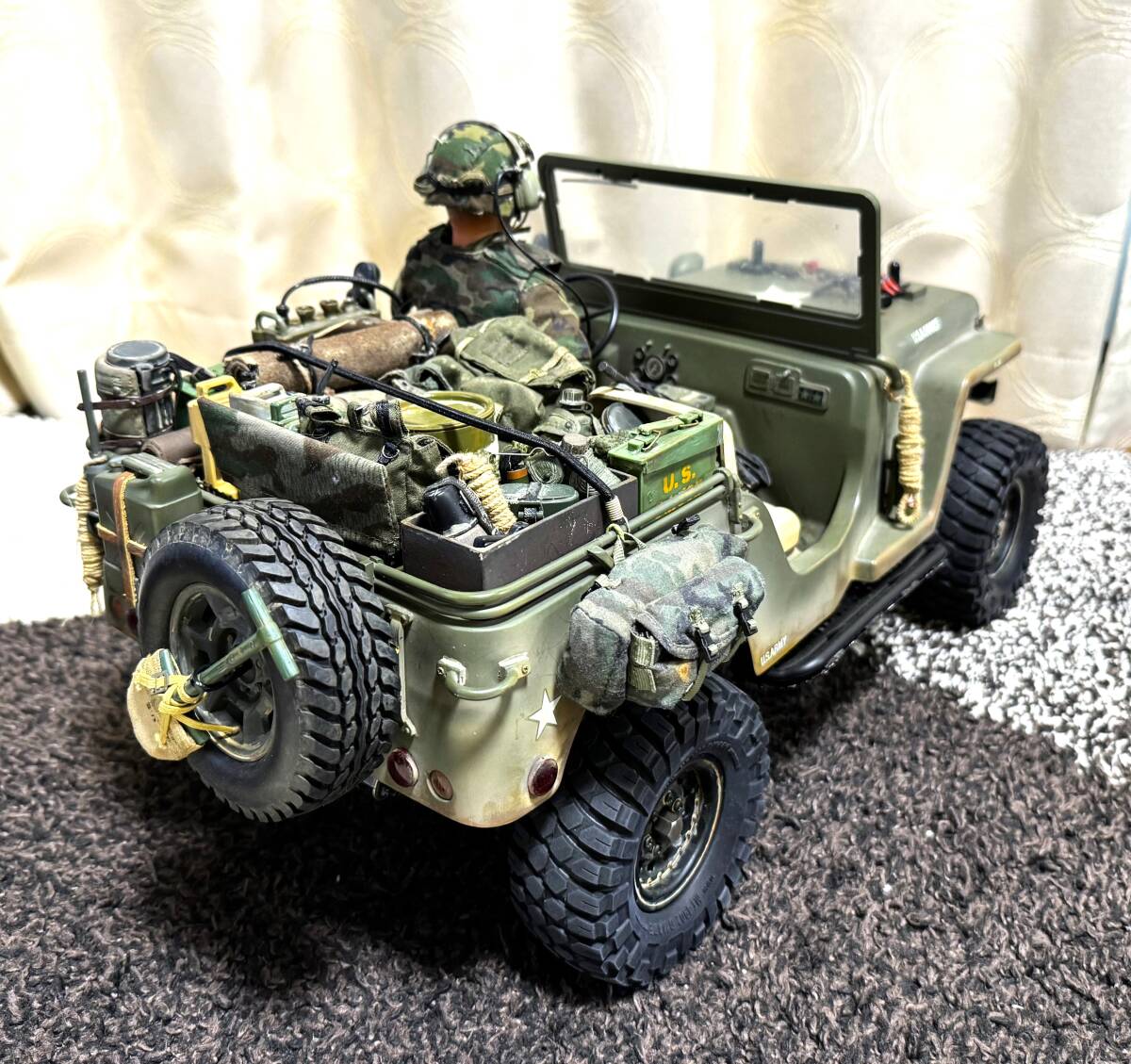 ★Gmade Sawback★USA・シュワルツェネッガーボディー 2台セット/検索：RC4WD・アキシャル・クローラーの画像9