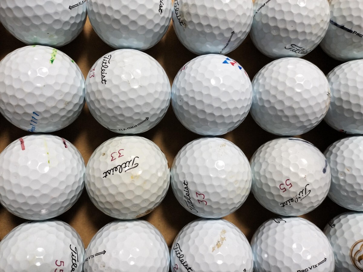 タイトリスト PRO V1x 21年 ホワイト 50球 ロストボール ゴルフボール_画像2