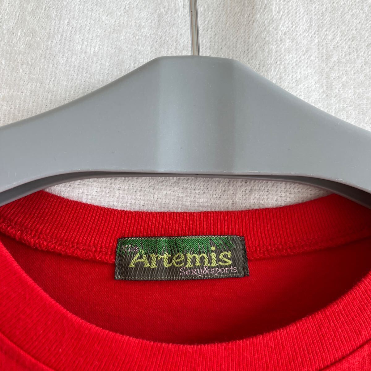 Miss Artemis Sexy&sports レディース 半袖Tシャツ 赤 Mの画像2