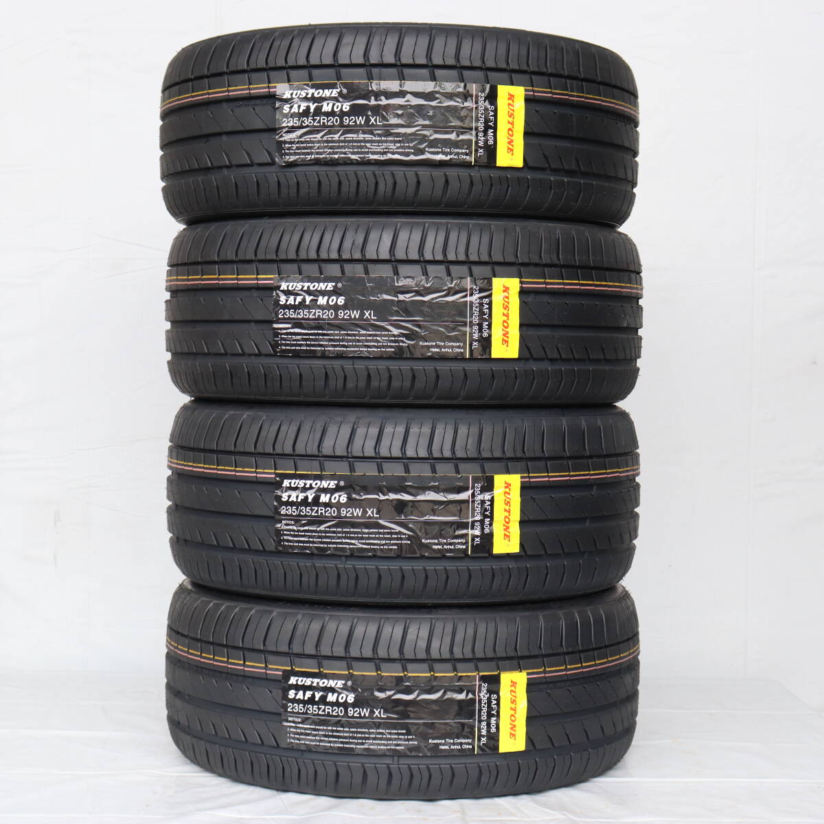 235/35R20 92W XL KUSTONE SAFY M06 24年製 送料無料 4本セット税込 \33,600より 1の画像1