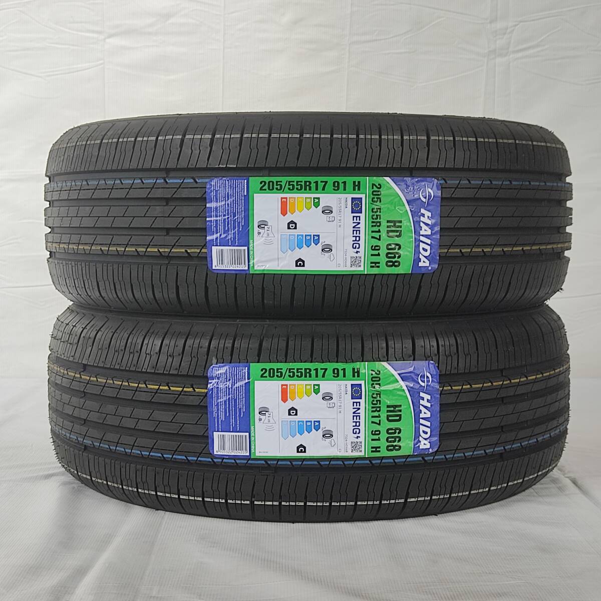 205/55R17 91H HAIDA HD668 24年製 送料無料 2本税込 \12,900 より 1_画像1