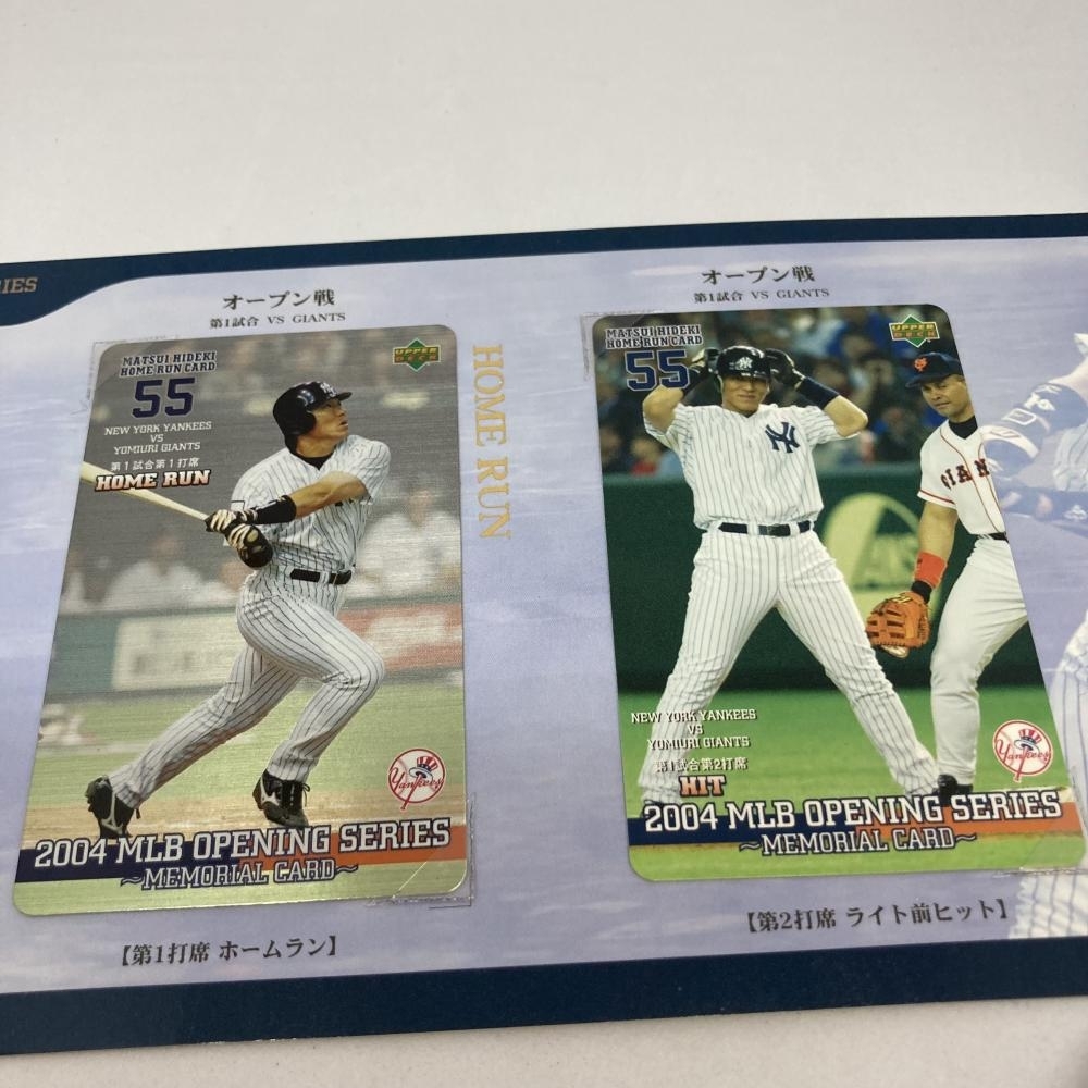 アッパーデック MATSUI HIDEKI 2004 MLB OPENING SERIES MEMORIAL CARD SET 7枚 【レターパックライト発送】 13874の画像3