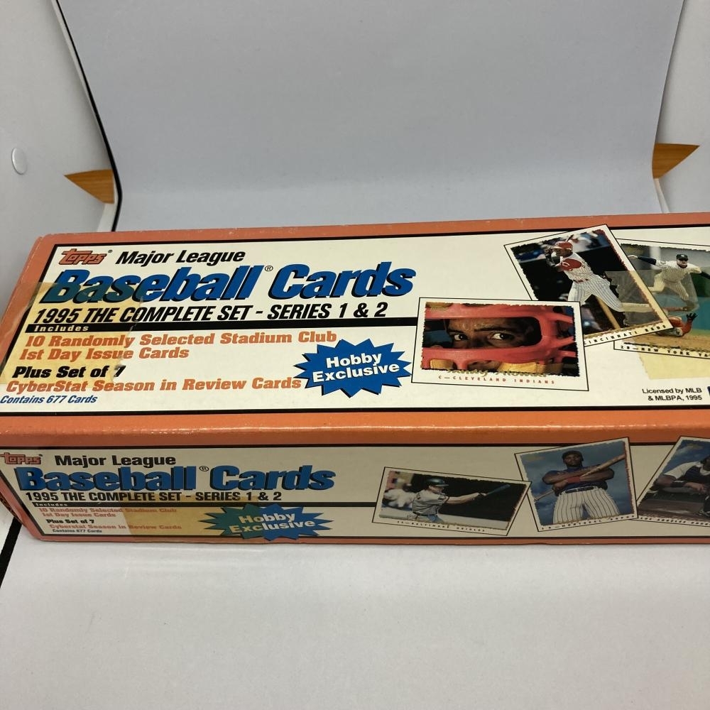 人気特価をすべて 90's TOPPS/MLBトレーディングカード1995 cards 14453 677 SERIES1&2 Contains SET COMPLETE THE 1995 CARDS BASEBALL LEAGUE MAJOR ボックス