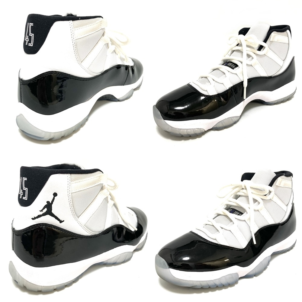 【NIKE】ナイキ 378037-100 AIR JORDAN 11 RETRO Concord ナイキ エアジョーダン11 レトロ コンコルド スニーカー 17733_画像6