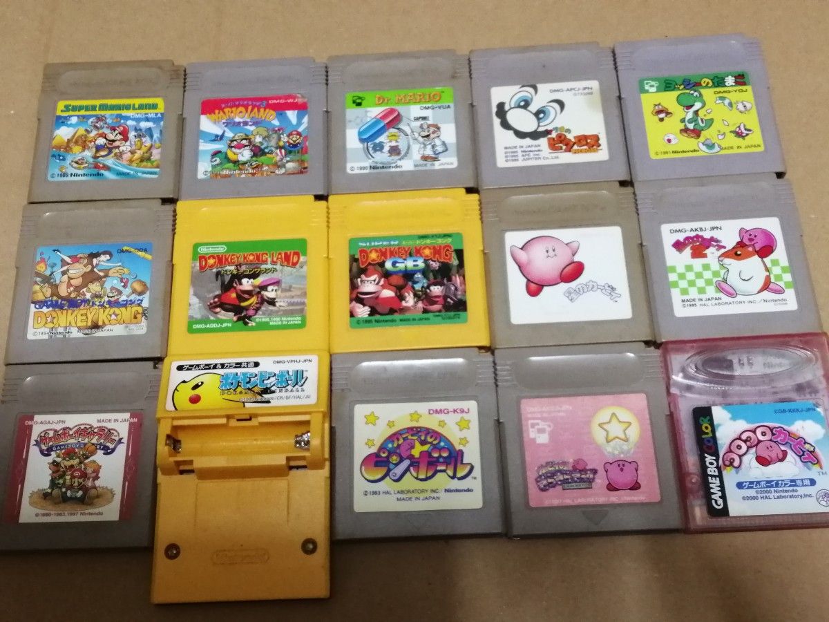 任天堂 ゲームボーイソフト 15本セット