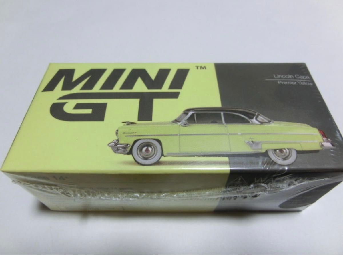 MINI GT 1/64 リンカーン カプリ 1954 プレミアイエロー 左ハンドル MGT00561-L 新品