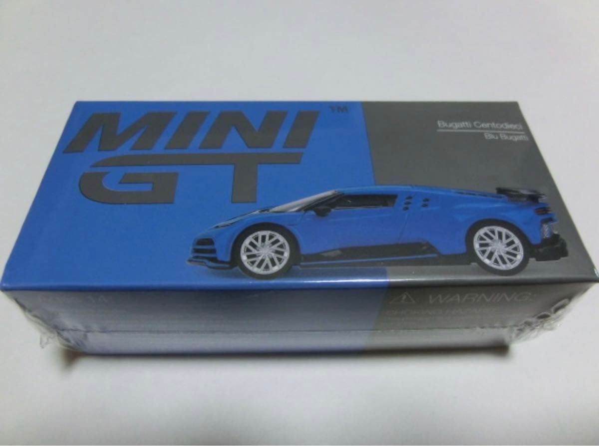 MINI GT 1/64 ブガッティ チェントディエチ ブガッティ・ブルー 左ハンドル MGT00586-L 新品