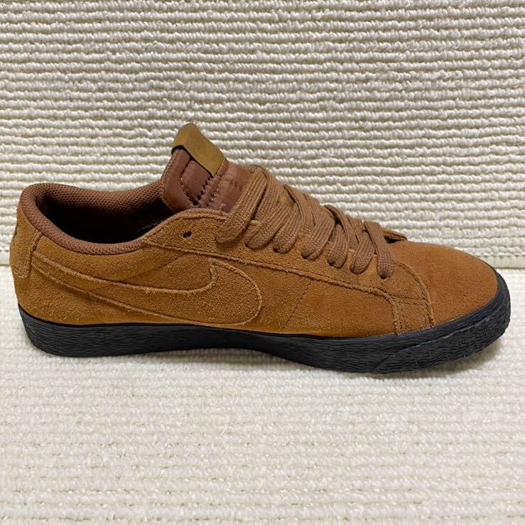 NIKE SB zoom BLAZER LOW ナイキ ズーム ブレイザー エスビー スエード 茶色 brownの画像5