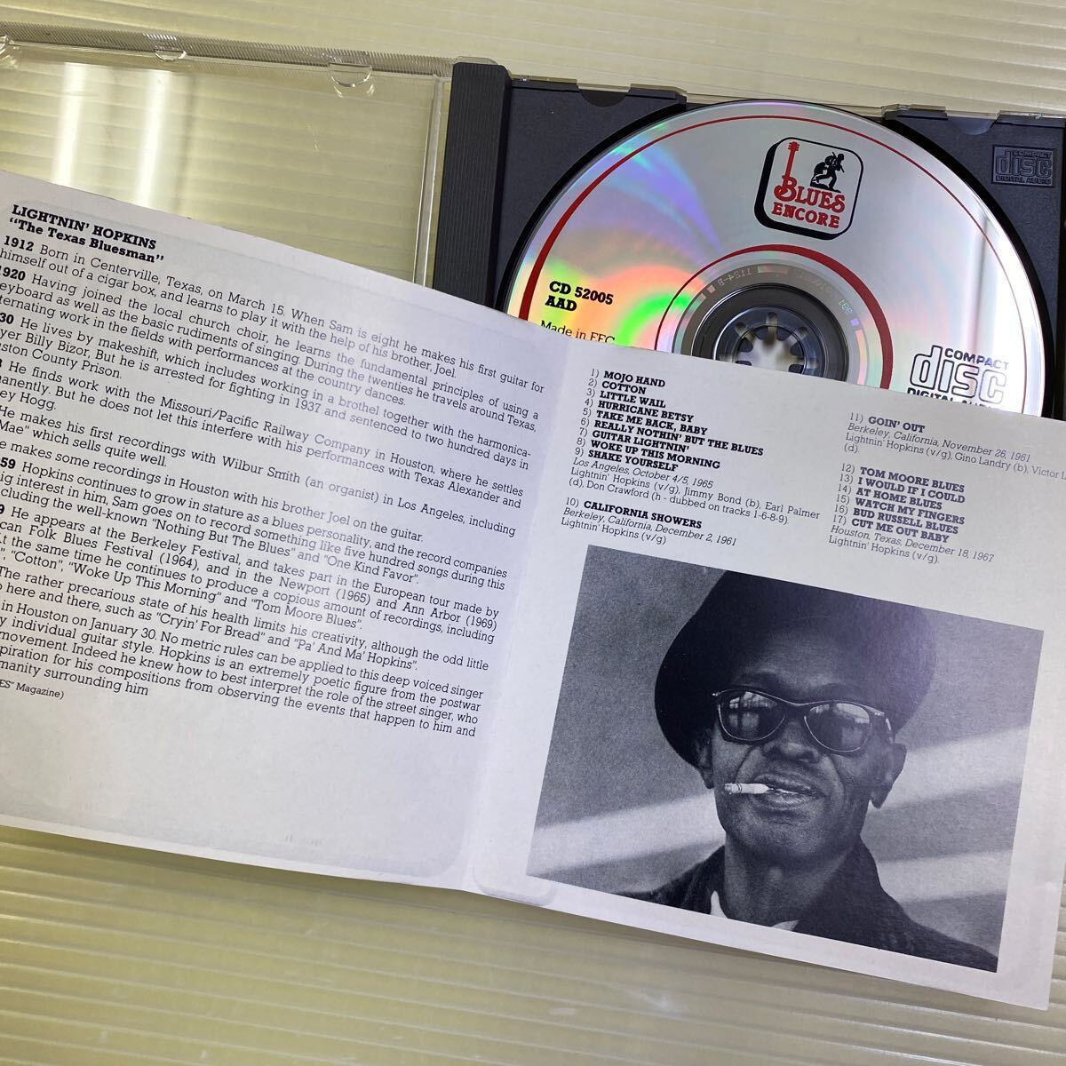 【同梱可】☆ ライトニン・ホプキンス　☆ The Texas Bluesman　 (輸CD) ★CD-52005_画像4