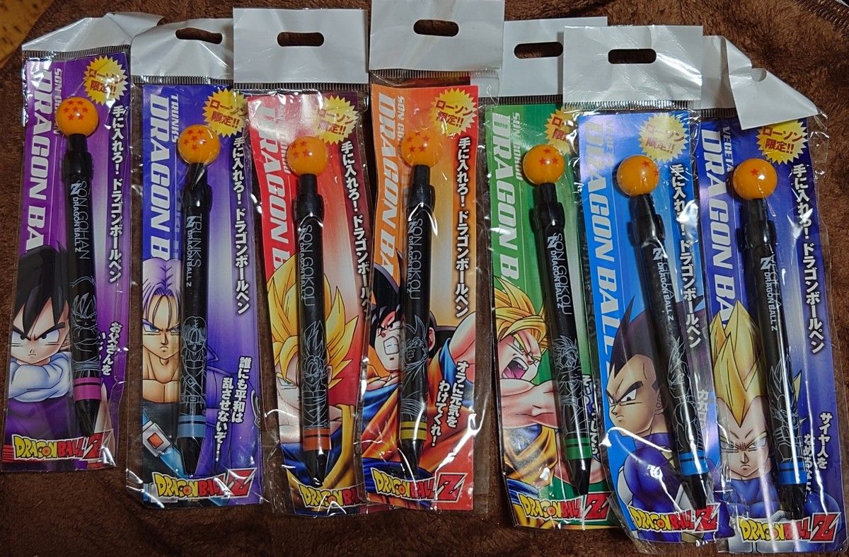 激レア 非売品 ローソン限定×ドラゴンボールZ ボールペン 全7種 激レア 非売品 ローソン限定×ドラゴンボールZ ボールペン 全7種