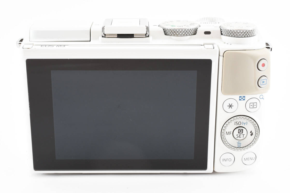 ★☆ キャノン Canon EOS M3 ボディ ホワイト ミラーレス一眼 動作良好！美品！#2099373 ★☆の画像6