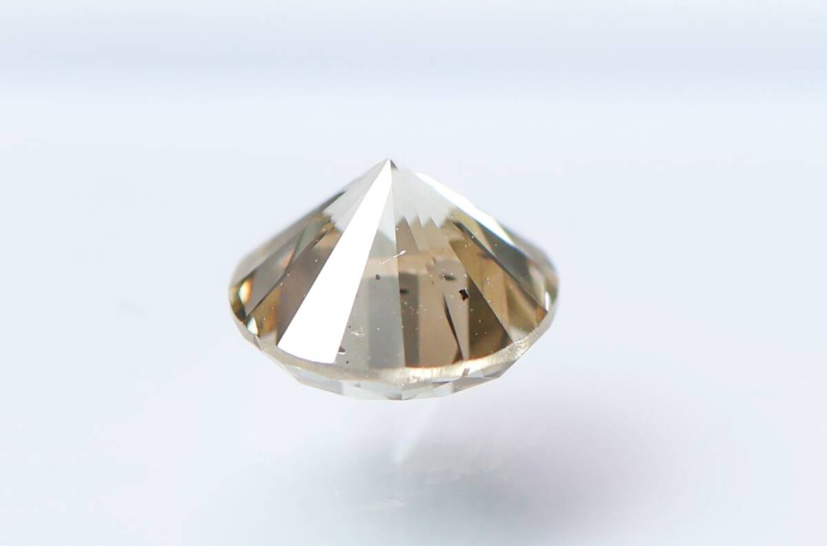 【１００円～】0.956ｃｔ 天然ダイヤ LIGHT YELLOWISH BROWN（ナチュラルカラー）SI2 FAIRの画像4