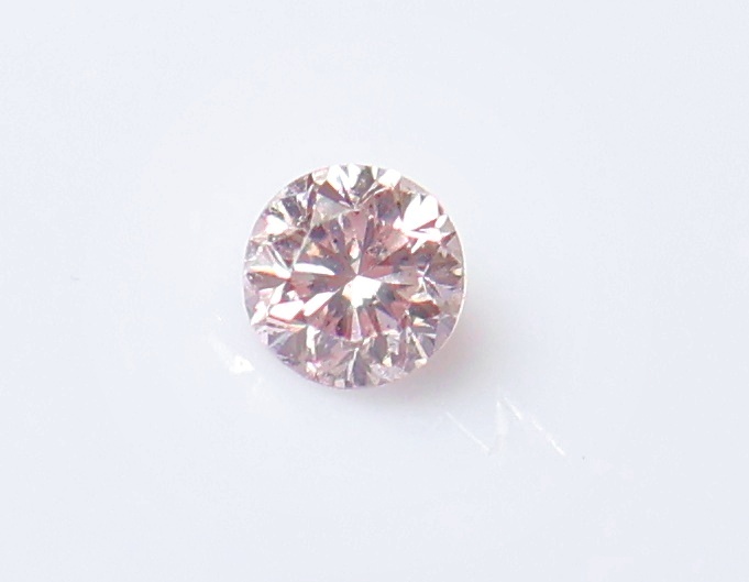 【100円～】0.049ｃｔ 天然ダイヤ FANCY PURPLISH PINK（ナチュラルカラー）SI2_画像2