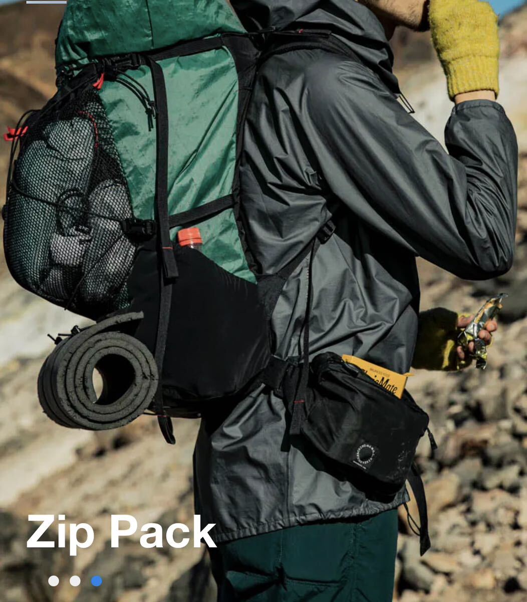山と道 ザック MINI MINI2 THREE Zip Pack サコッシュ ファニーパック ウエストバッグ UL の画像5