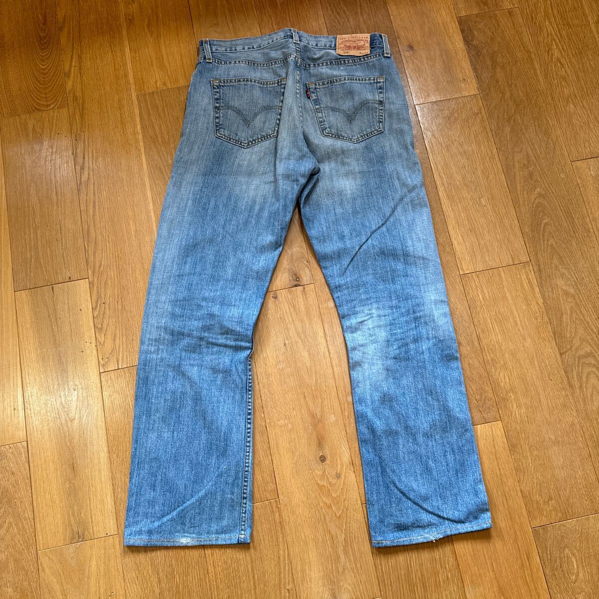 Levi's 501 W32L34 平置きW約42cm股下約76cm ジーンズ デニム リーバイスヨーロッパ_画像2