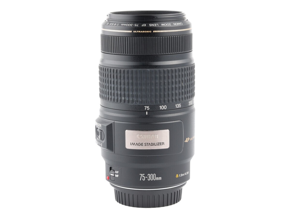 04183cmrk Canon EF75-300mm F4-5.6 IS USM 望遠 ズームレンズ EFマウントの画像1