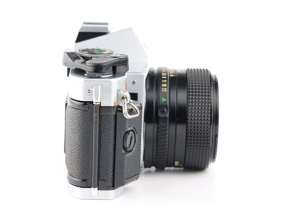 06278cmrk Canon AE-1P PROGRAM + New FD 50mm F1.4 MF一眼レフ フイルムカメラ 標準レンズ_画像4