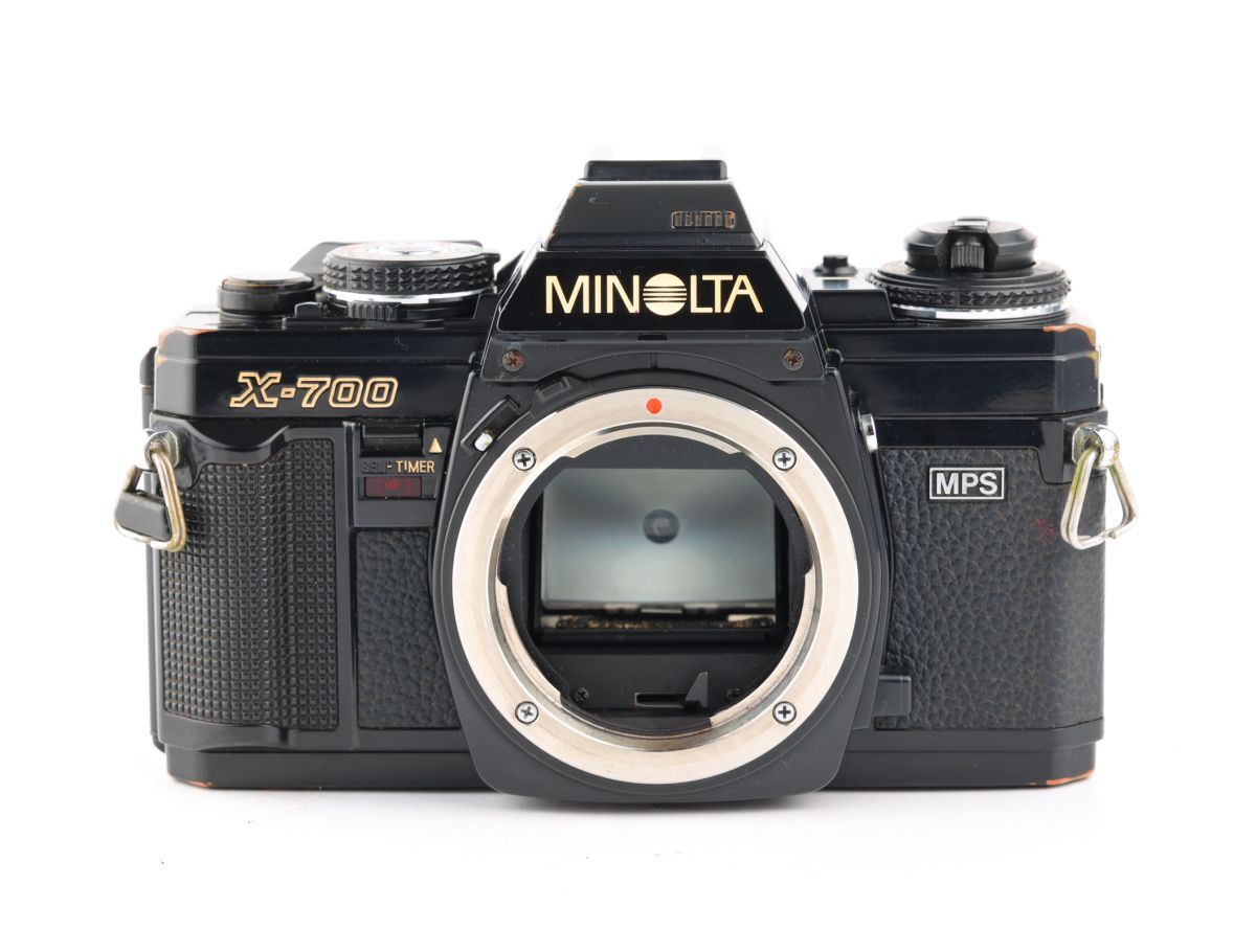 06362cmrk MINOLTA X-700 + MD ROKKOR 50mm F1.7 MF一眼レフカメラ 標準レンズ MDマウント_画像7