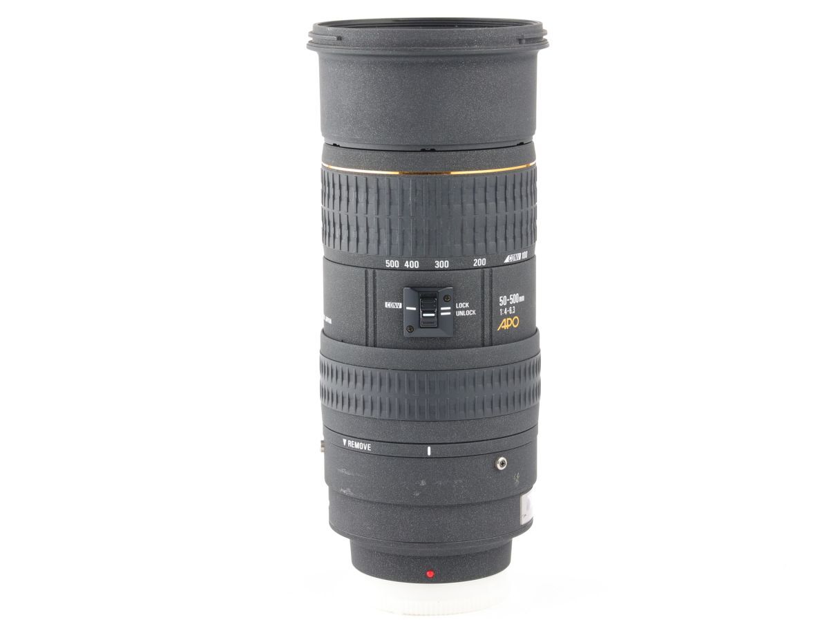 06403cmrk 【ジャンク品】 SIGMA 50-500mm F4-6.3 APO DG HSM 望遠ズームレンズ ミノルタ Aマウントの画像4