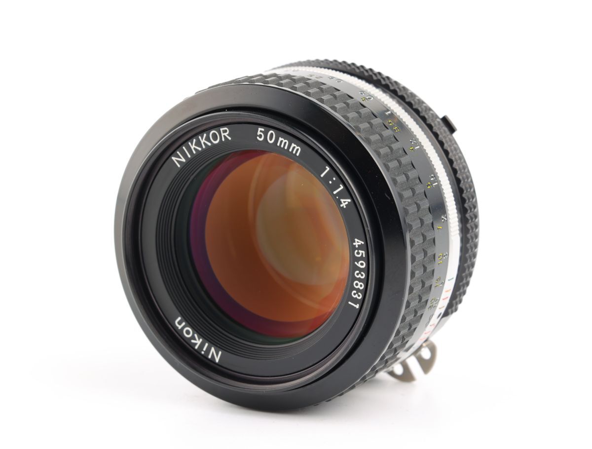 06451cmrk Nikon Ai NIKKOR 50mm F1.4 単焦点 標準レンズ Fマウントの画像8