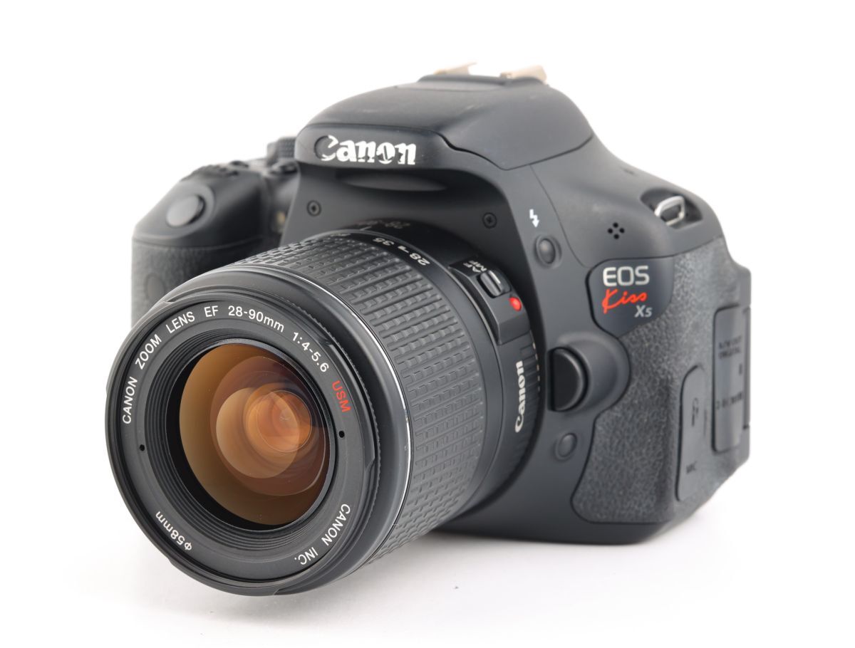 06475cmrk Canon EOS Kiss X5 + EF28-90mm F4-5.6 IS デジタル一眼レフカメラ 標準ズームレンズの画像1