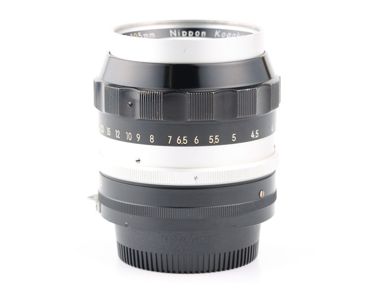 06521cmrk Nikon NIKKOR-P Auto 105mm F2.5 非Ai 単焦点 中望遠レンズ Fマウントの画像2