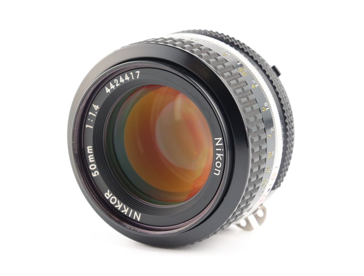 06632cmrk Nikon Ai NIKKOR 50mm F1.4 単焦点 標準レンズ Fマウントの画像8