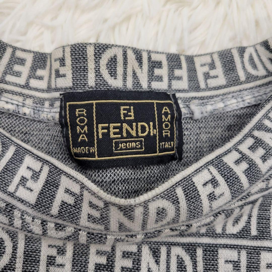 FENDI Fendi Logo тонкий короткий рукав футболка общий рисунок футболка весна лето .