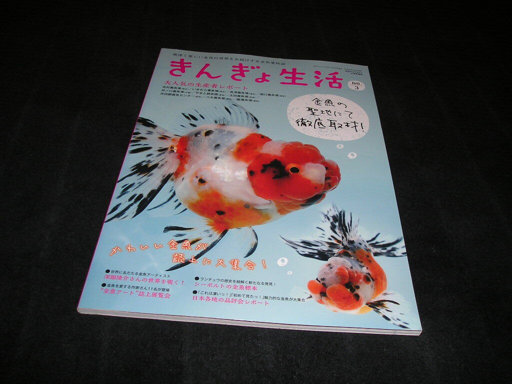 きんぎょ生活 no.3 月刊アクアライフ増刊 金魚愛玩誌 らんちう らんちゅうの画像1