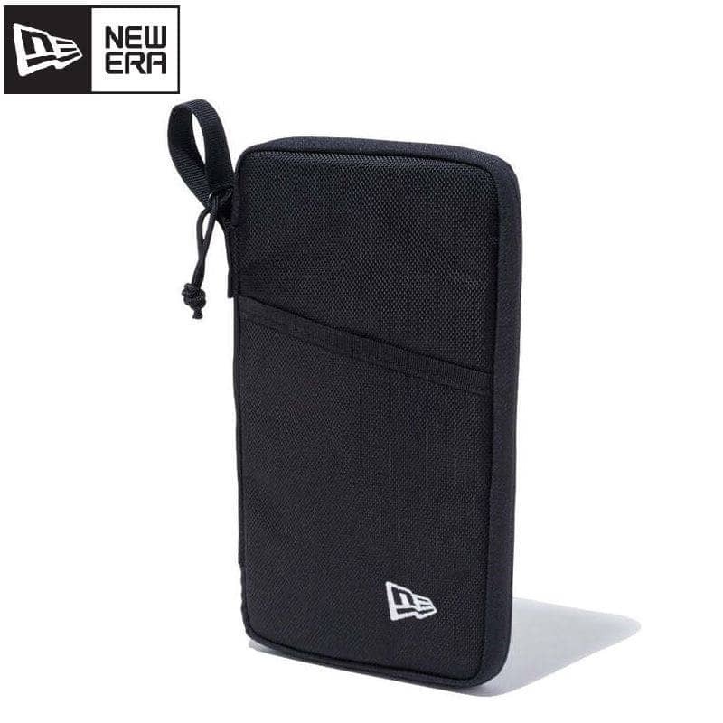NEWERA New Era passport case multi pouch case purse card inserting case unisex multifunction storage compact black black 