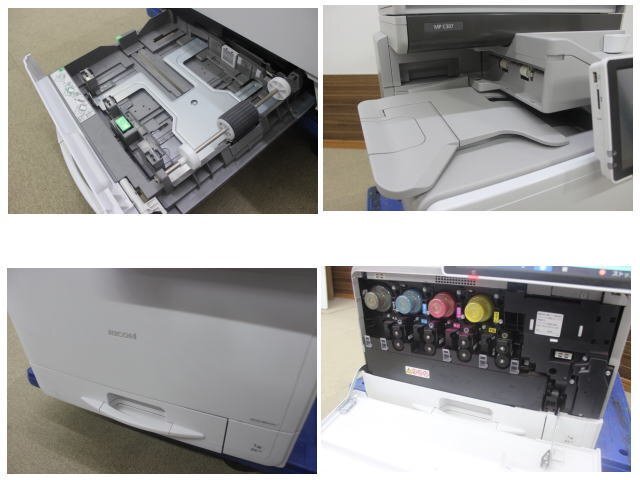 ☆RICOH リコー A4デジタルフルカラー複合機 MP-C307 給紙トレー1段  コピー/プリンタ/FAX/スキャナ  デスクトップ式★8846の画像7