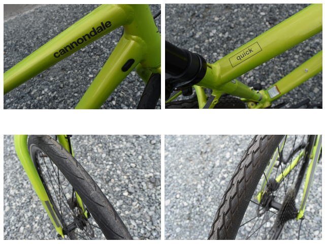 ☆cannondale(キャノンデール) クロスバイク Quick(クイック5) 9段変速 700×35C トップチューブ510mm★10353の画像7