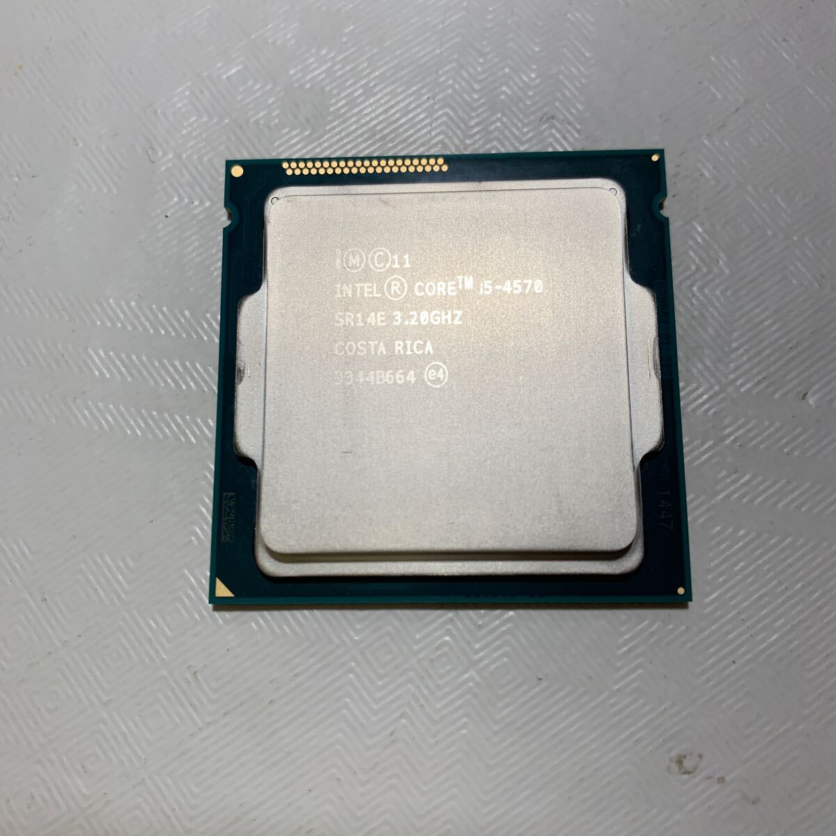 CPU プロセッサー Intel CORE i5-4570 SR14E 3.20GHz COSTA RICA 3344B664の画像1