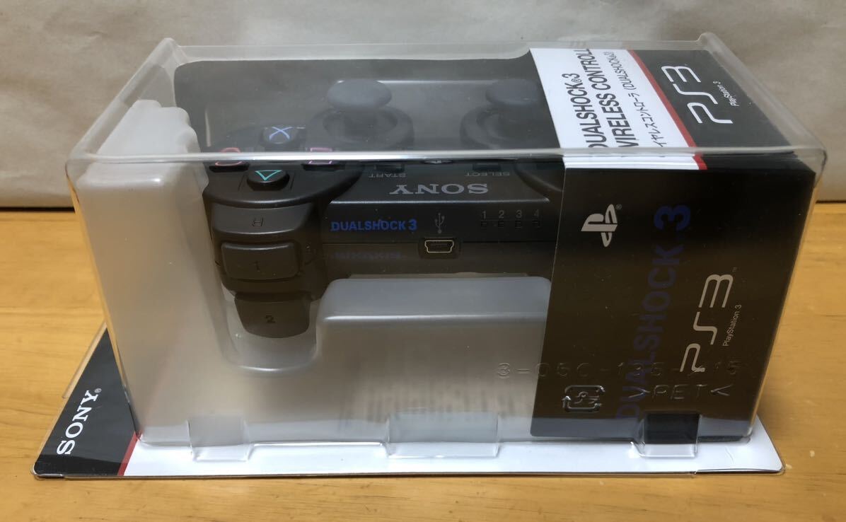 SONY Sony PS3 беспроводной управление DUALSHOCK3 двойной амортизаторы 3 CECHZC2J черный ( не использовался )