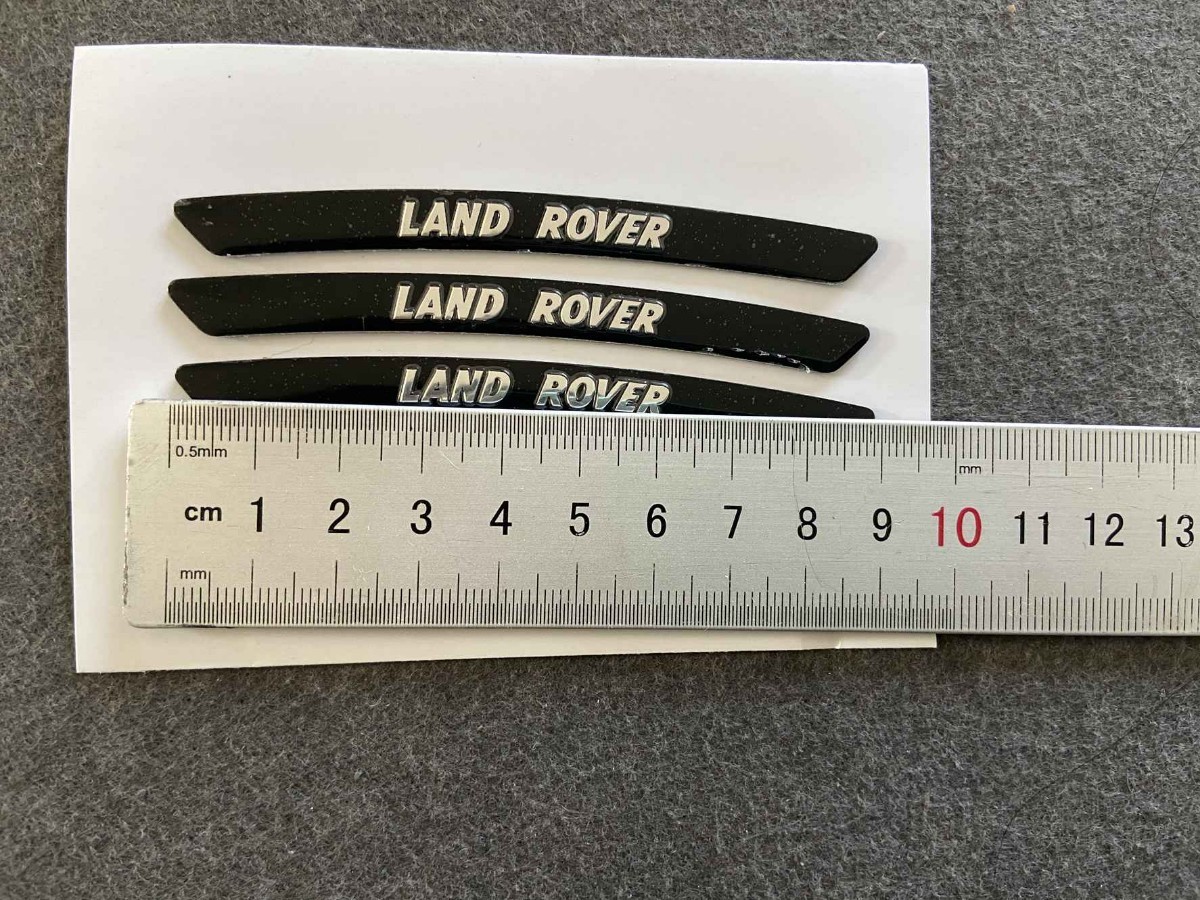 ★ランドローバー LANDROVER★20★ ホイールリムステッカー 装飾バッジデカールスタイリング 傷を隠す 4枚セット 90ｍｍ アルミ 車用_画像4