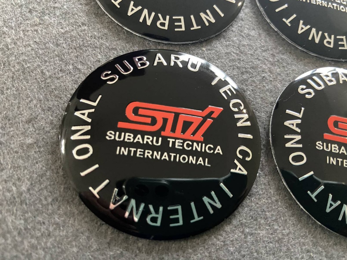 ★スバル SUBARU STI★312★ホイールセンターキャップシール ハブキャップシール 車用 4枚セット 直径56mm_画像2