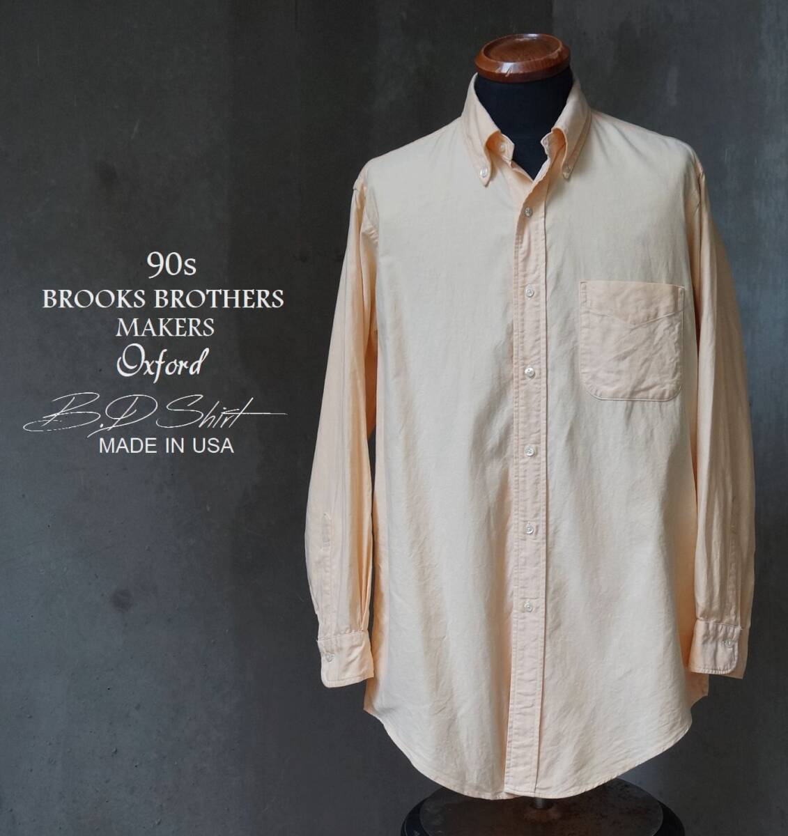 USA製 ブルックスブラザーズ【BROOKS BROTHERS】 極上ウール 金 USA製 ブルックスブラザーズ【BROOKS BROTHERS】 極上ウール 金