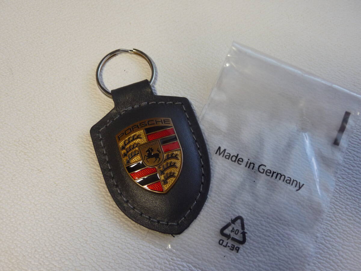PORSCHE Porsche original k rest key fob gray made in Germany