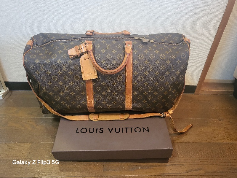 【中古品】LOUIS VUITTON ルイヴィトン モノグラム キーポル60 ボストンバック_画像3