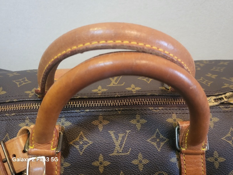 【中古品】LOUIS VUITTON ルイヴィトン モノグラム キーポル60 ボストンバック_画像6