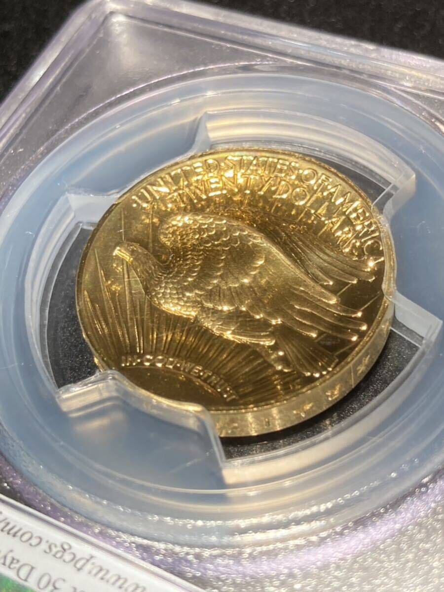 最高鑑定 【PCGS MS70PL First Strike】2009年 セントゴーデンス ウルトラハイレリーフ金貨 ダブルイーグル ゴールドコイン プルーフライク_画像8