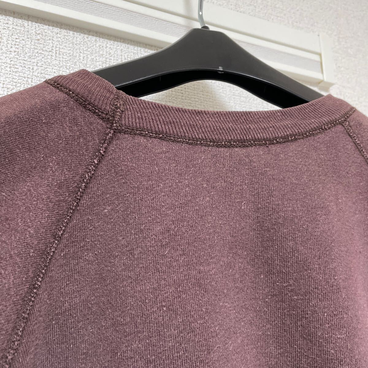 60s Champion Vintage Sweat ランタグ M表記 フロッキー_画像4